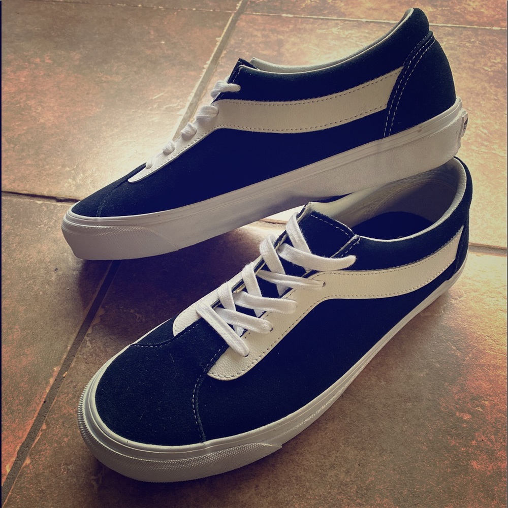 Vans authentic black/white; tuxedo